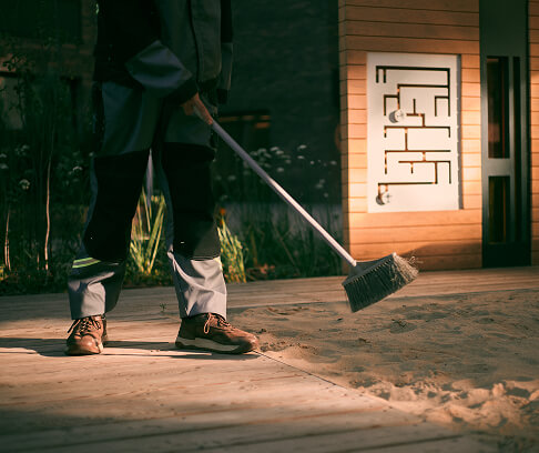 Чистота на территории и в подъездах